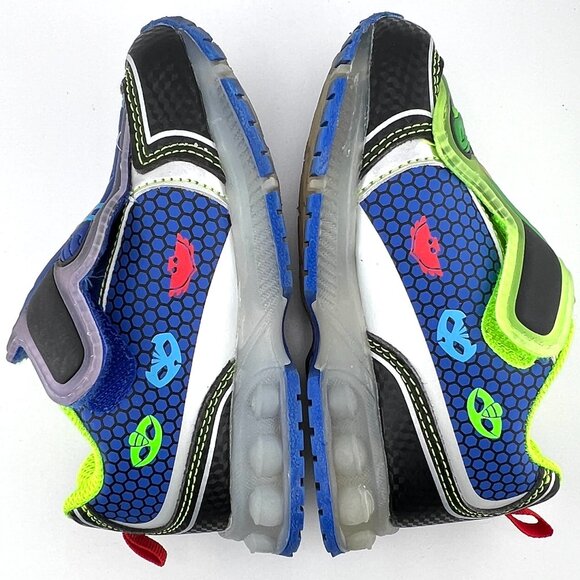 PJ Masks Little Boys Light Up Shoes Athletic Sneakers Blue CatBoy Gekko Size 9 - Picture 7 of 8